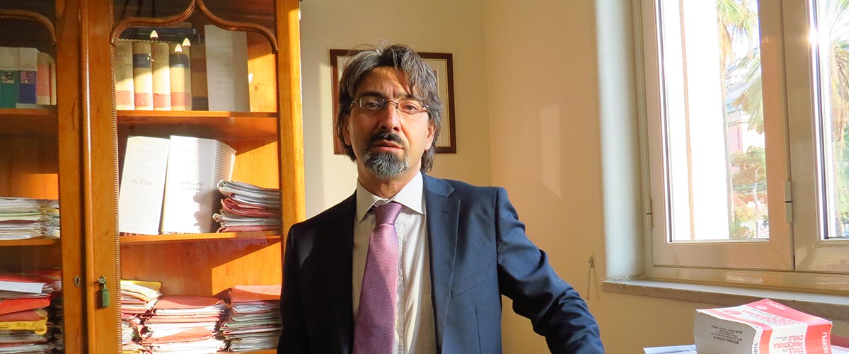 fotografia dell'Avvocato Antonino Maniscalco a Palermo