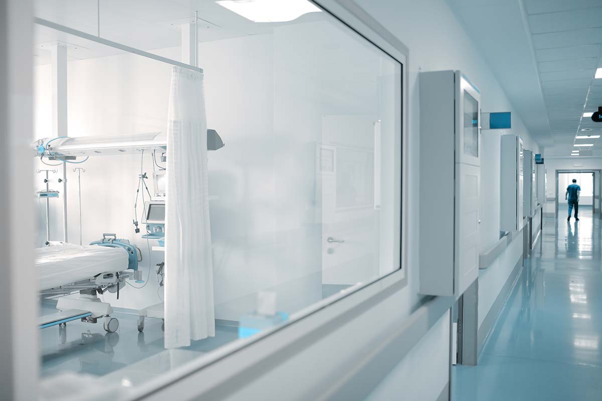 fotografia dell'interno di un ospedale